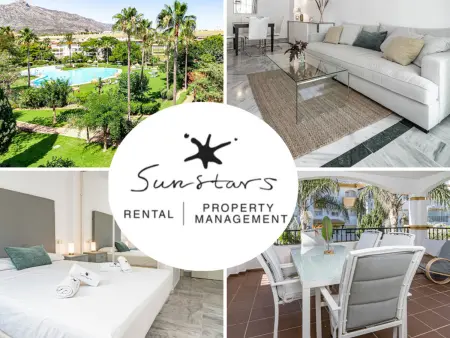 Location appartement à Marbella, Appart 2 Chbr à Marbella avec Parking et Clim