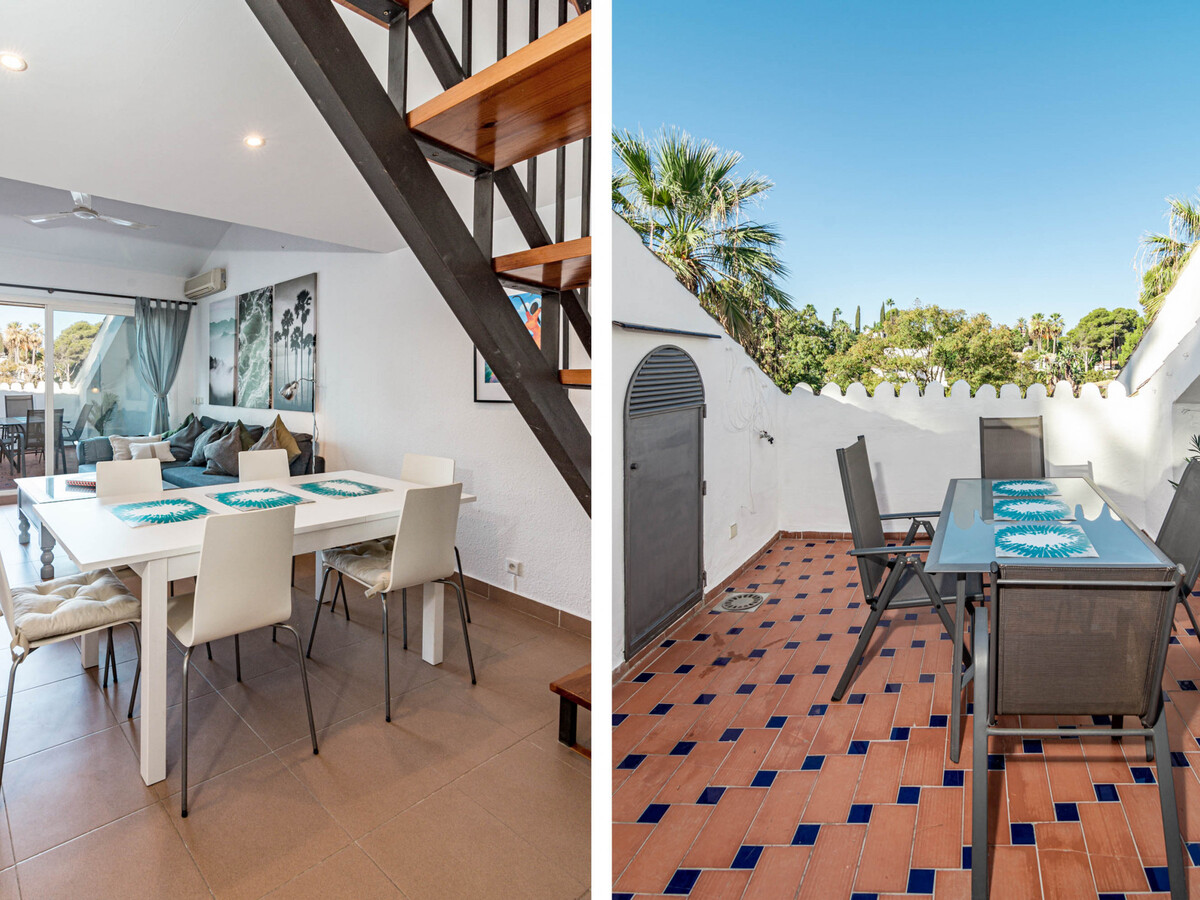 Appartement 6 pers à Marbella, piscine et jardin - Photo 11
