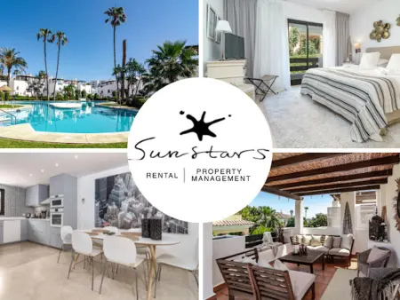 Charmante Villa à Marbella pour 6 pers. - Piscine, Clim, Jardin, Cheminée, Proche plage