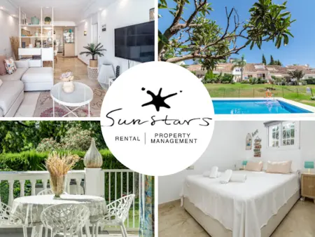 Location gite à Marbella, Villa Confortable à Marbella pour 6 Pers. avec Piscine, Clim. et Wifi