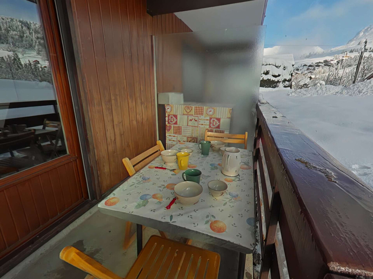 Studio 4 pers. balcon sud, vue Aravis au Grand-Bornand - Photo 17