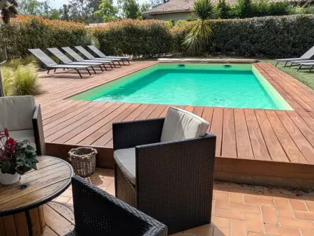 Location villa à Biscarrosse Plage, Belle maison à Biscarrosse Plage, proche océan, 8 pers.