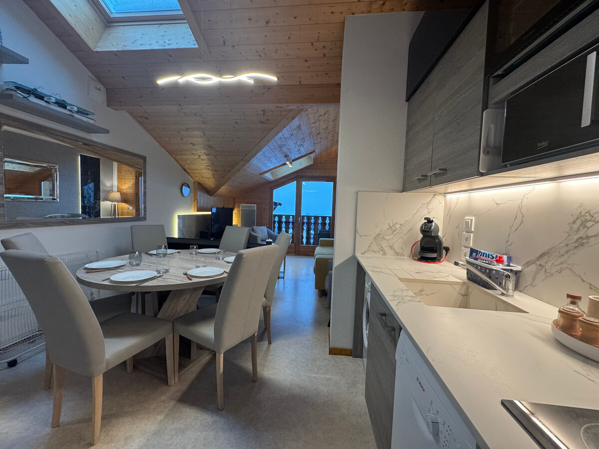 Appartement 8 pers, 70 m² à Thollon près des pistes - Photo 2