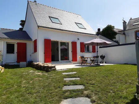 Location maison à Saint Gildas de Rhuys, Maison récente près de la plage, 4 pers, 2 ch, jardin clos