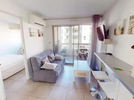 Location appartement à Sète, Charmant T2 avec climatisation à Sète