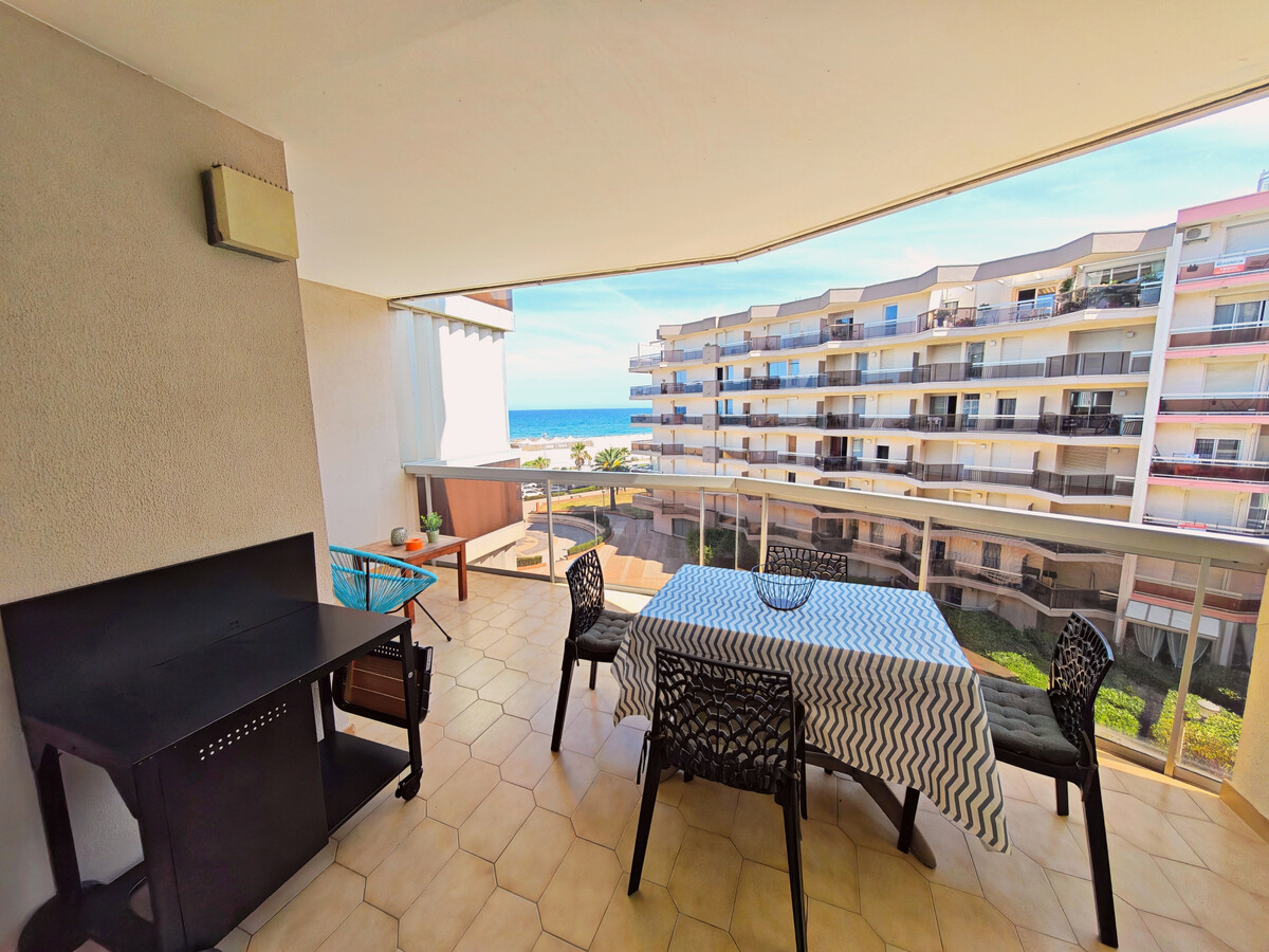 Studio cabine 22m² rénové, terrasse vue mer - Canet - Photo 2