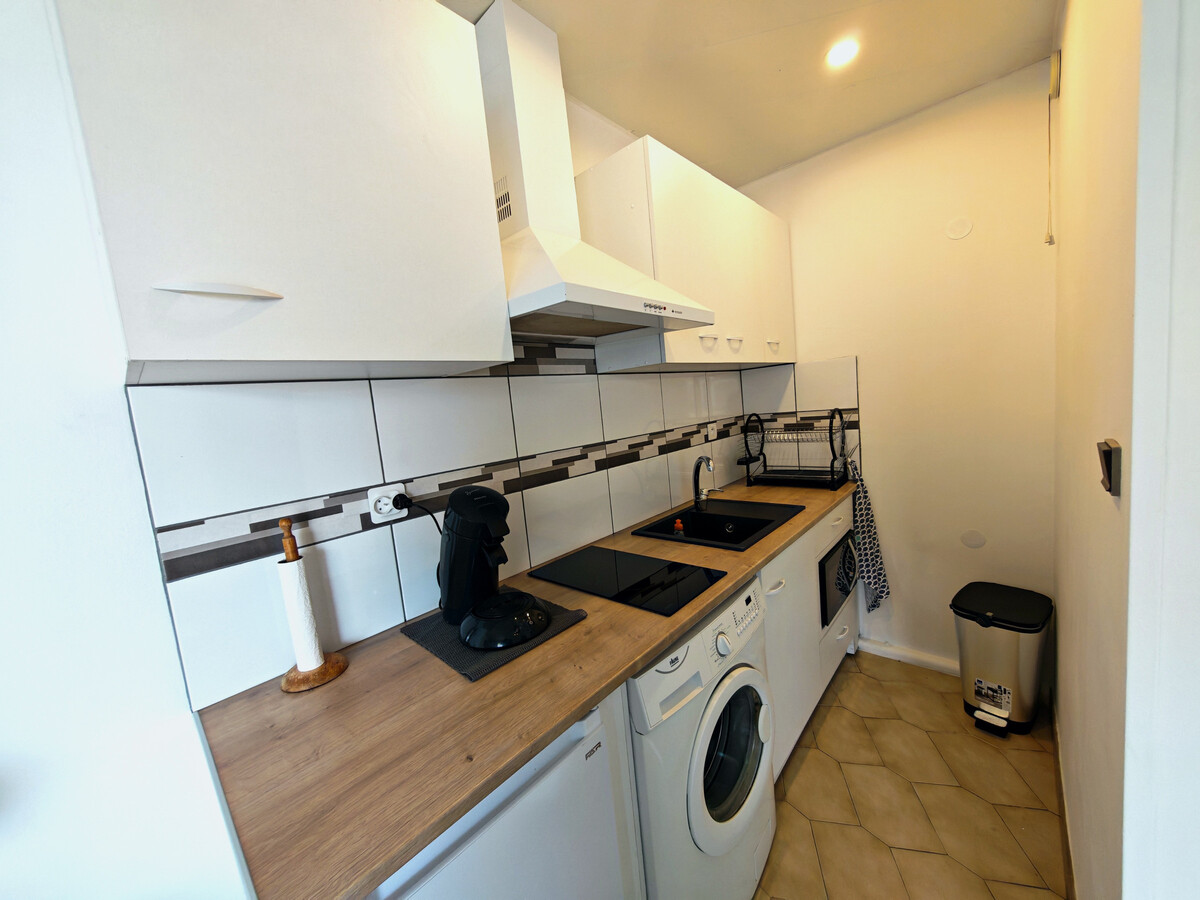 Studio cabine 22m² rénové, terrasse vue mer - Canet - Photo 4