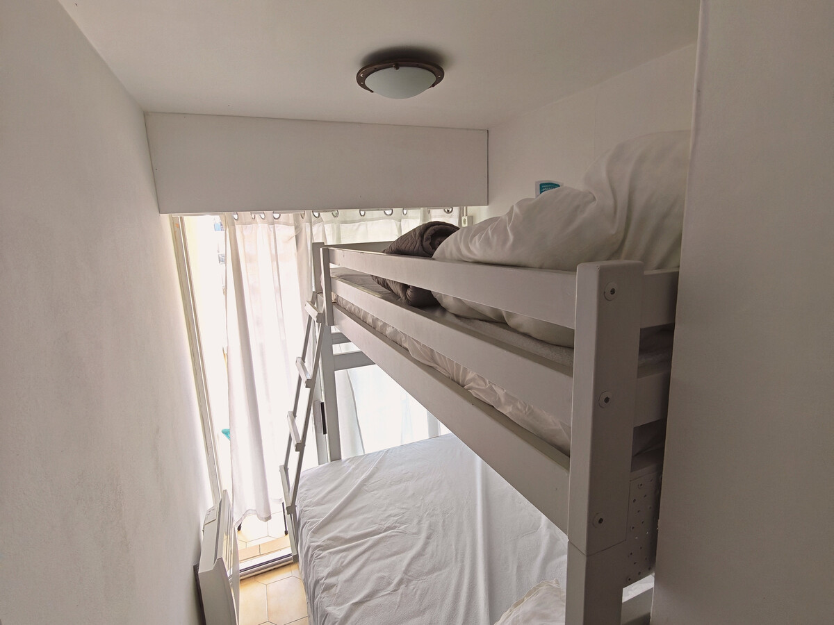 Studio cabine 22m² rénové, terrasse vue mer - Canet - Photo 8