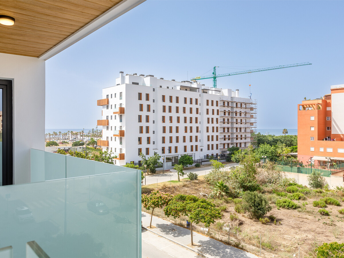 Appartement 74 m² vue mer à Torre del Mar, 2 ch, piscine - Photo 1