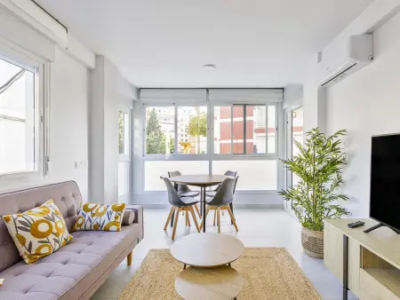 Location appartement à Torre del Mar, Appartement en Front de Mer, 2 Chambres, Climatisation, Piscine, Wi-Fi