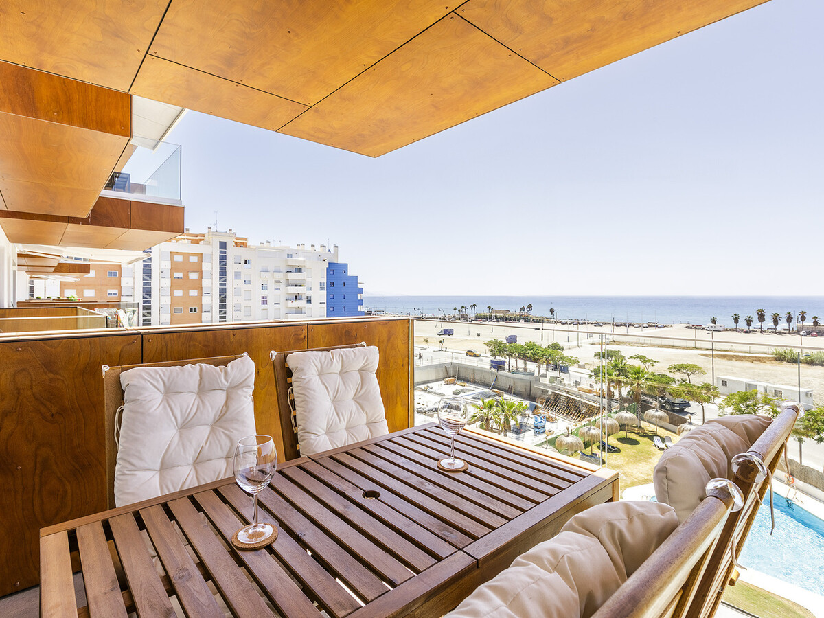 Appartement front de mer 2 ch à Torre del Mar - Photo 1