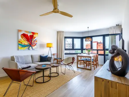 Location appartement à Torre del Mar, Appartement moderne à Torre del Mar, 2 chambres, balcon, piscine commune