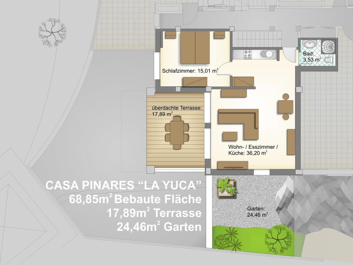 La Yuca – Appartement 2 pers. avec jardin à Málaga - Photo 9