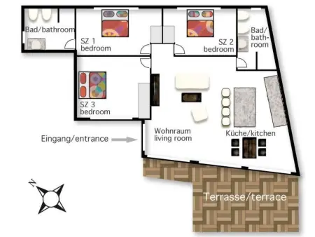 Casa Flores Alcalá – Appartement 3 chambres avec terrasse : photo 14