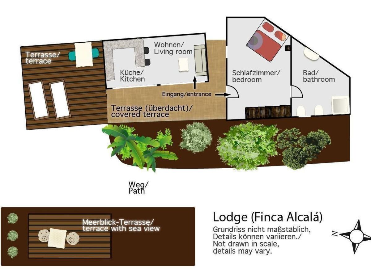 Casa Lodge Alcalá – Maison 4 pers. vue océan Tenerife - Photo 19