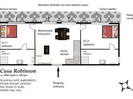 Casa Robinson – Maison 4 pers. vue océan à Puerto de Santiago - Photo 2