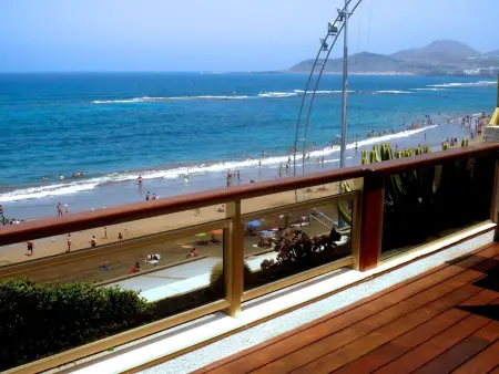 Appartement Las Canteras : terrasse 25m² face à la mer : photo 29