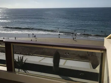 Appartement Las Canteras : terrasse 25m² face à la mer : photo 30