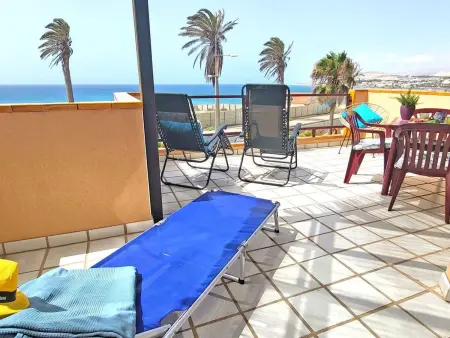 Location appartement à Costa Calma, Schöne Ferienwohnung mit Terrasse und Meerblick