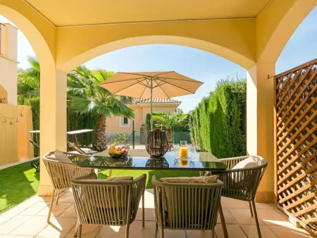 Location maison à Cala Pi, Sa Rapita mit überdachter Terrasse