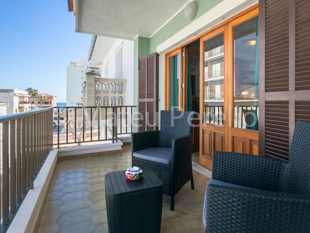 Appartement 6 pers. Can Picafort, balcon ensoleillé & terrasse BBQ - Photo 12