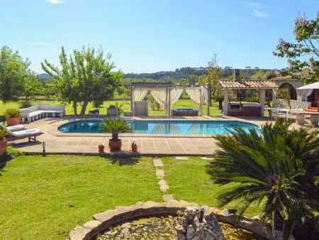 Location maison à Selva, Gemütliches Landhaus mit Panoramablick, Pool und Whirlpool
