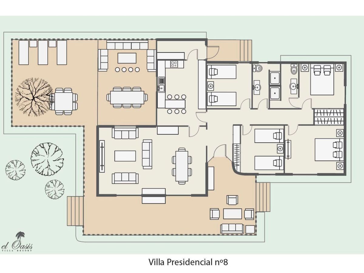 Maison 8 personnes à L'Eliana, piscine et jardin - Photo 26