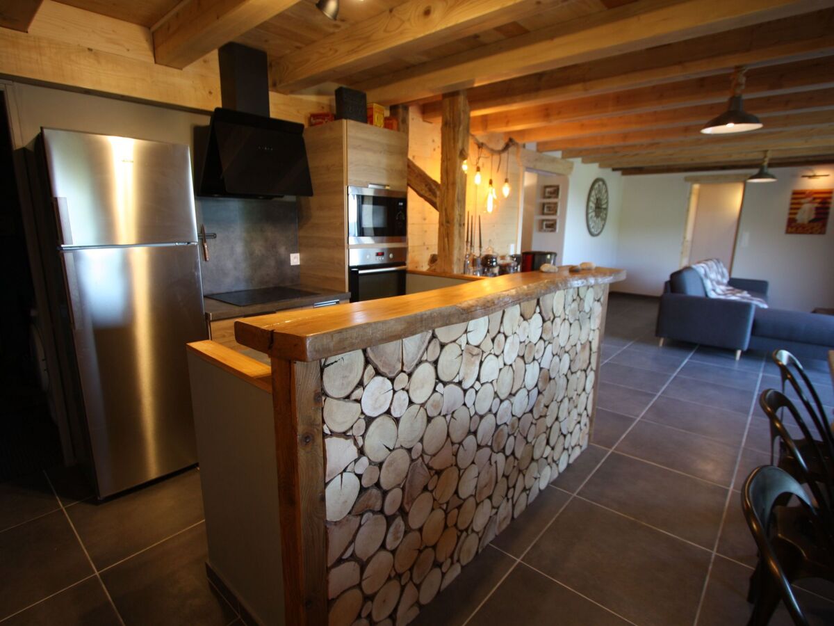 Gîte 4 épis aux Vosges, terrasse vue montagne - Photo 5