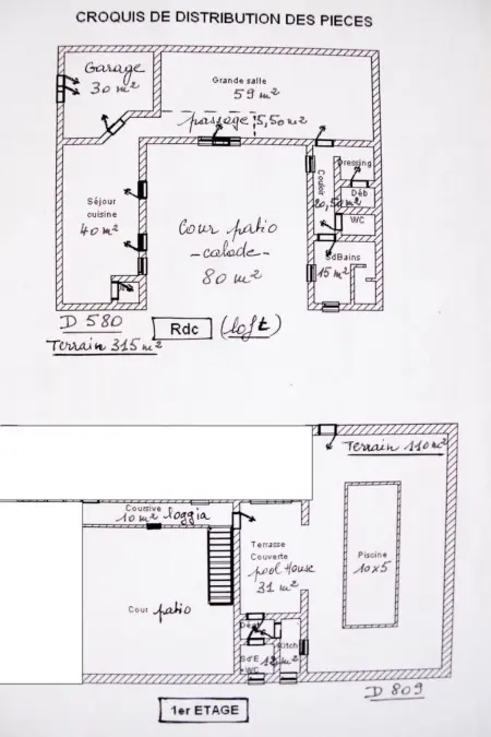 Maison médiévale de 1560 à Saint-Siffret - Photo 5