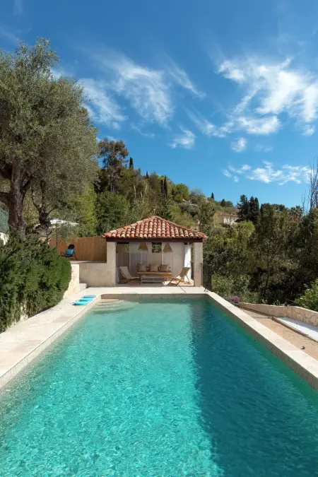 Maison provençale 5 chambres, piscine et vue mer à Vence : photo 19