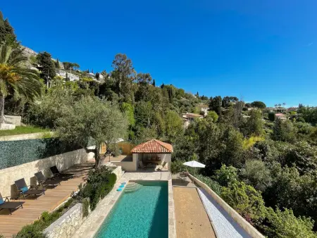 Maison provençale 5 chambres, piscine et vue mer à Vence : photo 42