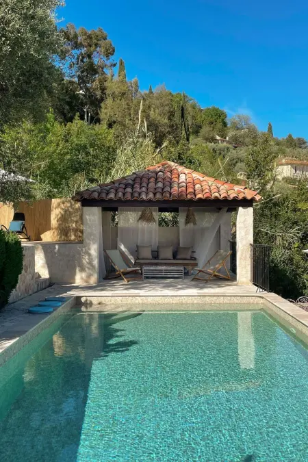 Maison provençale 5 chambres, piscine et vue mer à Vence : photo 43