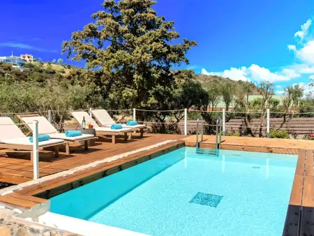Location maison à Agios Nikolaos (Crete), Cretan Lodge Beheizter Pool