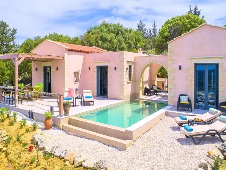 Hütte  Villa Vardis  mit eigenem Pool, Location Maison 8 personnes à Georgioupoli - Photo 6
