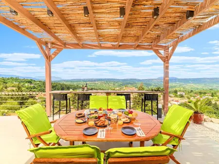 Hütte  Villa Vardis  mit eigenem Pool, Location Maison 8 personnes à Georgioupoli - Photo 9