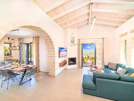 Hütte  Villa Vardis  mit eigenem Pool, Location Maison 8 personnes à Georgioupoli - Photo 12