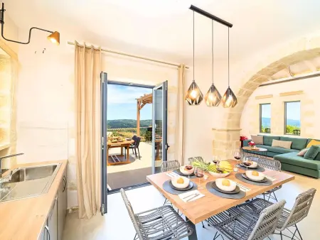 Hütte  Villa Vardis  mit eigenem Pool, Location Maison 8 personnes à Georgioupoli - Photo 13
