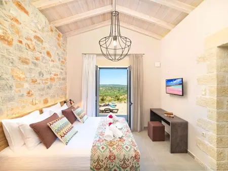 Hütte  Villa Vardis  mit eigenem Pool, Location Maison 8 personnes à Georgioupoli - Photo 19