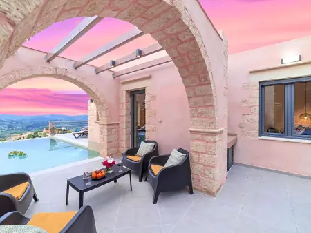 Hütte  Villa Vardis  mit eigenem Pool, Location Maison 8 personnes à Georgioupoli - Photo 27