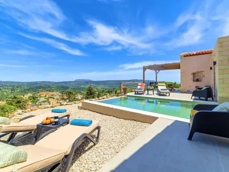 Hütte  Villa Vardis  mit eigenem Pool, Location Maison 8 personnes à Georgioupoli - Photo 34