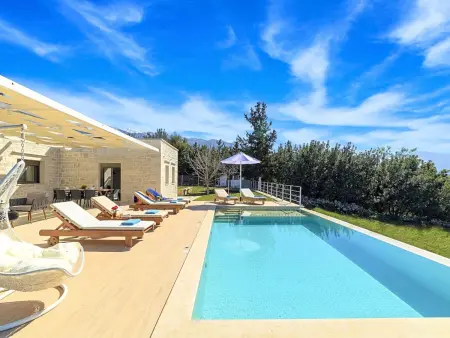Orientem Villa Beheizter Pool, Location Maison 9 personnes à Georgioupoli - Photo 4
