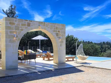 Orientem Villa Beheizter Pool, Location Maison 9 personnes à Georgioupoli - Photo 8