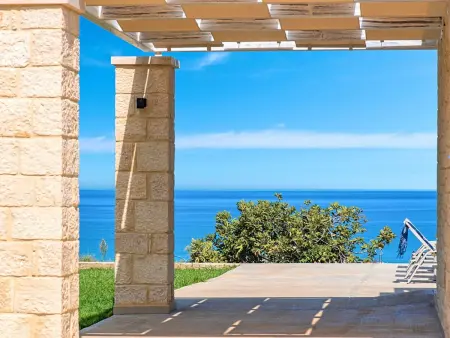 Vista Mare Villa Beheizter Pool, Location Maison 6 personnes à Georgioupoli - Photo 1