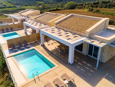 Vista Mare Villa Beheizter Pool, Location Maison 6 personnes à Georgioupoli - Photo 10