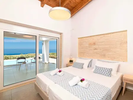 Vista Mare Villa Beheizter Pool, Location Maison 6 personnes à Georgioupoli - Photo 19