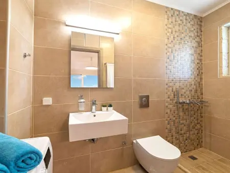 Vista Mare Villa Beheizter Pool, Location Maison 6 personnes à Georgioupoli - Photo 23