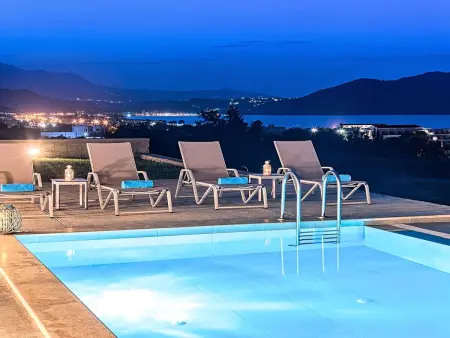 Vista Mare Villa Beheizter Pool, Location Maison 6 personnes à Georgioupoli - Photo 28