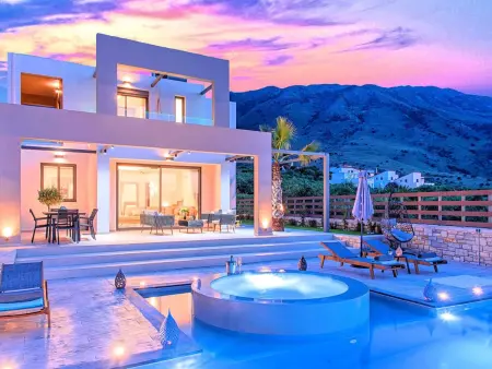 Location maison à Georgioupoli, Minaos8 mit privatem Pool