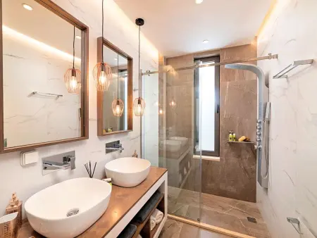 Minaos8  mit privatem Pool, Location Maison 8 personnes à Georgioupoli - Photo 23