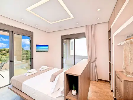 Minaos8  mit privatem Pool, Location Maison 8 personnes à Georgioupoli - Photo 24